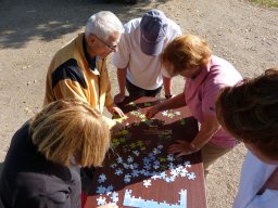 Und weitere Puzzlefreunde