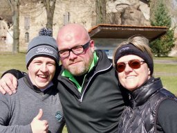 Niklas, Patrick und Kerstin