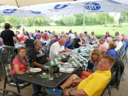 Stärkung nach der Runde